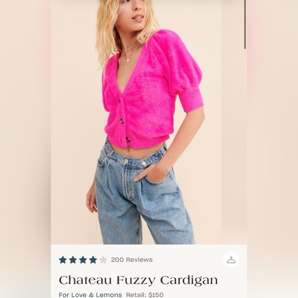 For Love and Lemons Chateau
Fuzzy Cardigan Size XS $150 LIKE NEW - Picture 2 of 6